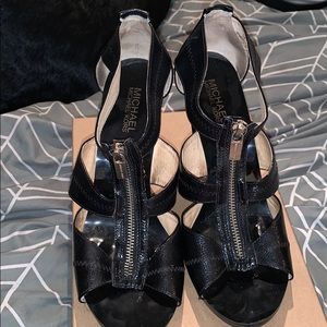 Michael khors zip up heels